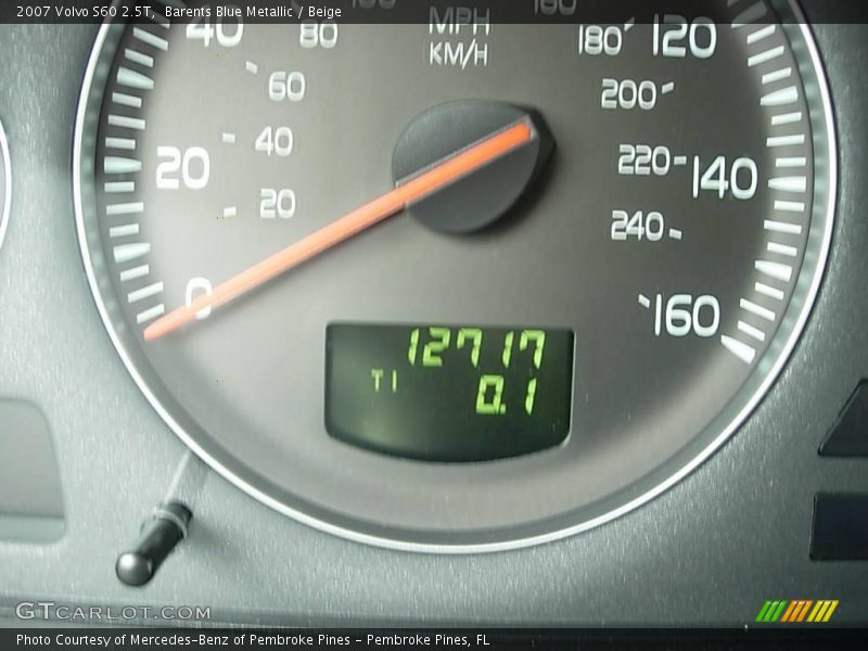 Barents Blue Metallic / Beige 2007 Volvo S60 2.5T