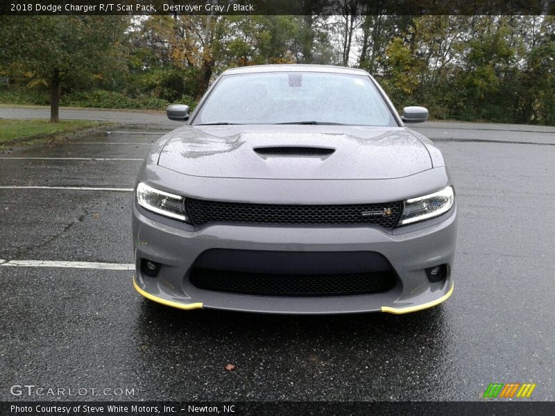 Destroyer Gray / Black 2018 Dodge Charger R/T Scat Pack