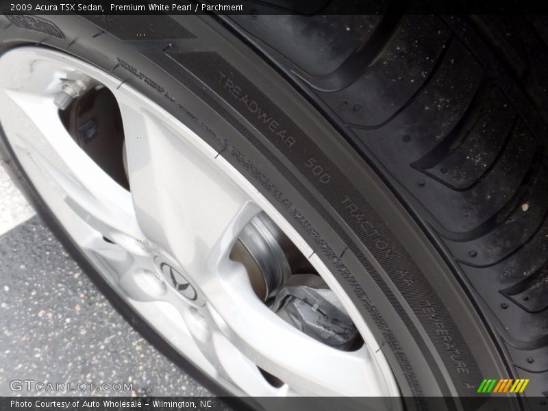 Premium White Pearl / Parchment 2009 Acura TSX Sedan
