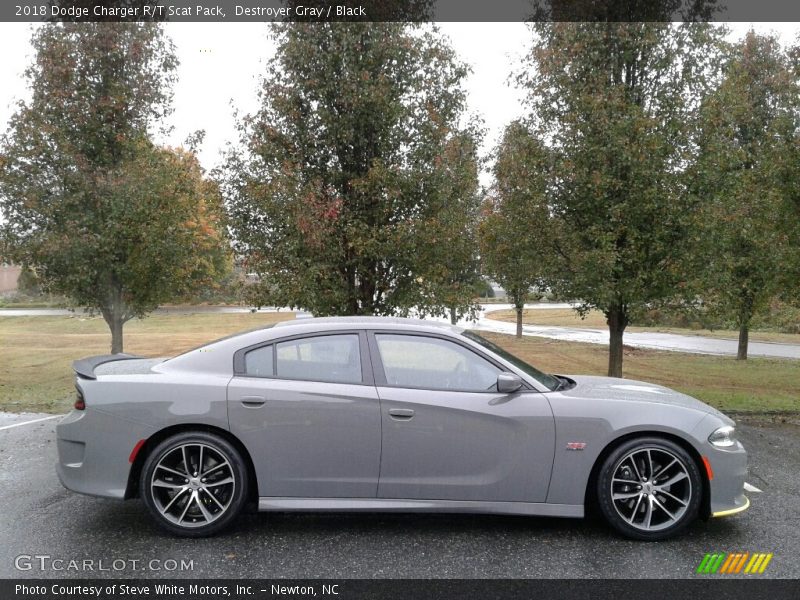 Destroyer Gray / Black 2018 Dodge Charger R/T Scat Pack