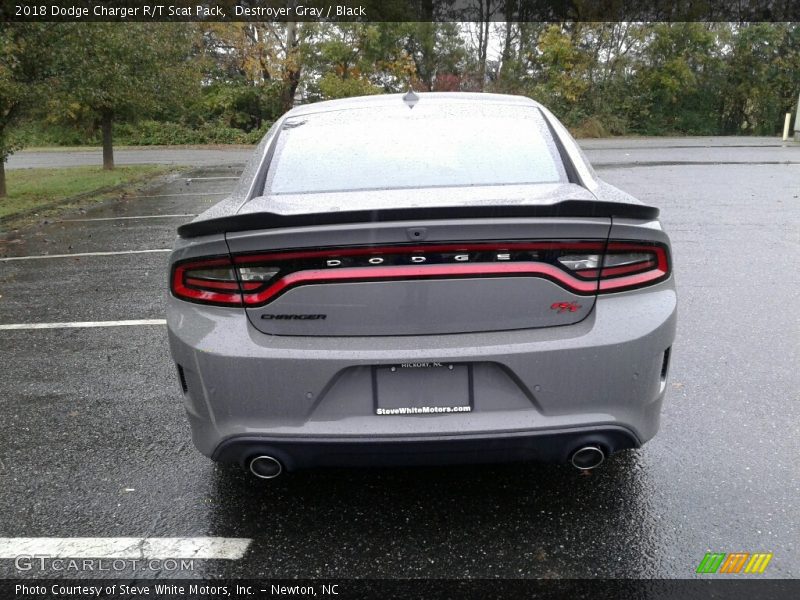Destroyer Gray / Black 2018 Dodge Charger R/T Scat Pack