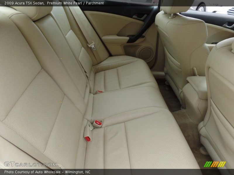 Premium White Pearl / Parchment 2009 Acura TSX Sedan