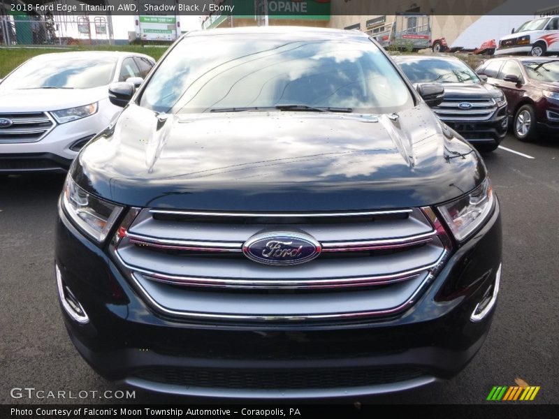 Shadow Black / Ebony 2018 Ford Edge Titanium AWD