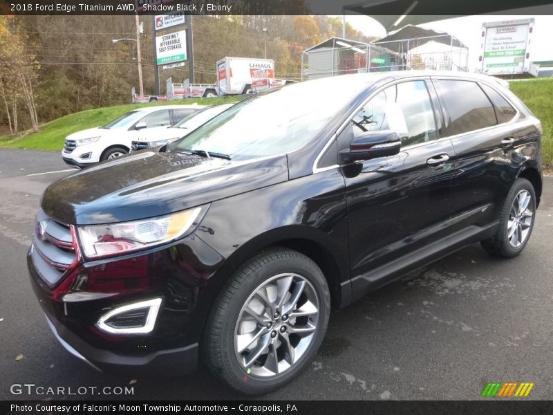 Shadow Black / Ebony 2018 Ford Edge Titanium AWD