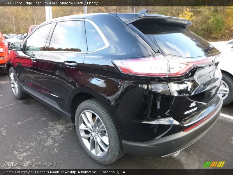 Shadow Black / Ebony 2018 Ford Edge Titanium AWD