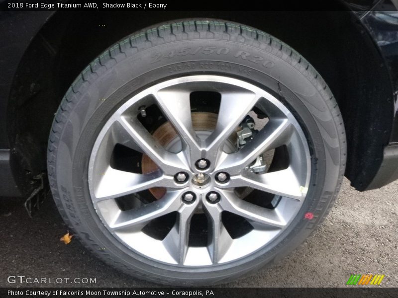 Shadow Black / Ebony 2018 Ford Edge Titanium AWD