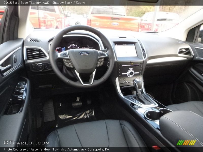  2018 Edge Titanium AWD Ebony Interior