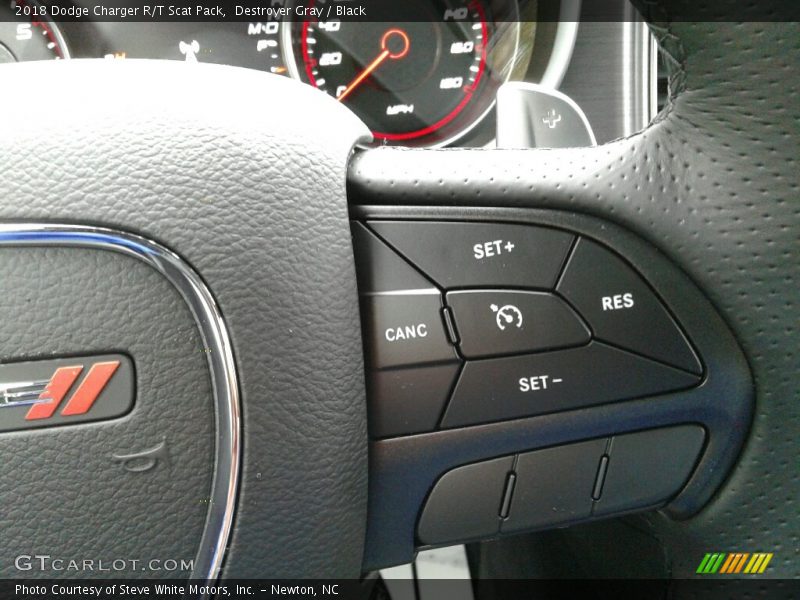 Destroyer Gray / Black 2018 Dodge Charger R/T Scat Pack