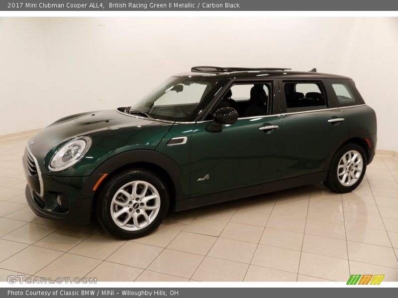 British Racing Green II Metallic / Carbon Black 2017 Mini Clubman Cooper ALL4