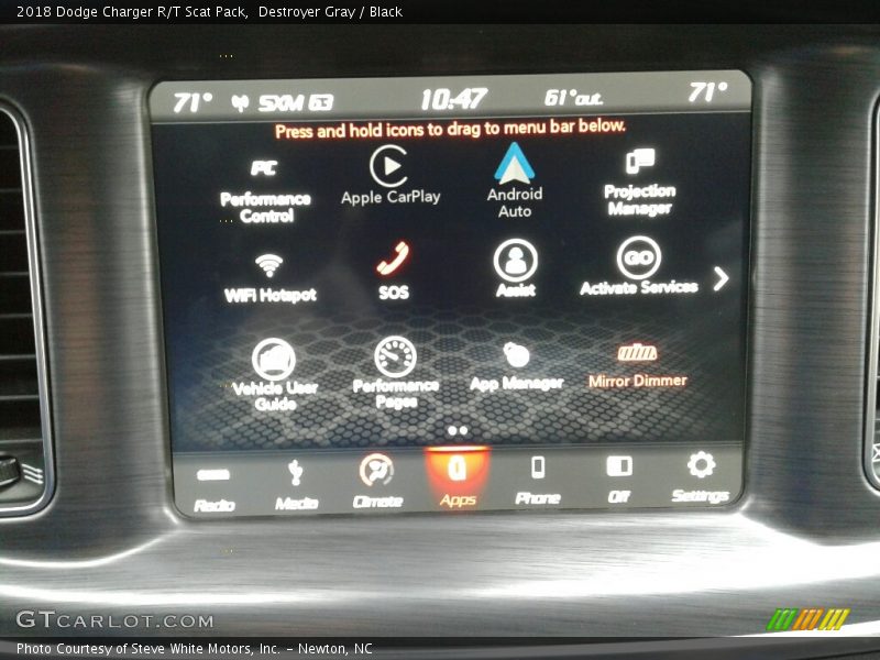 Destroyer Gray / Black 2018 Dodge Charger R/T Scat Pack
