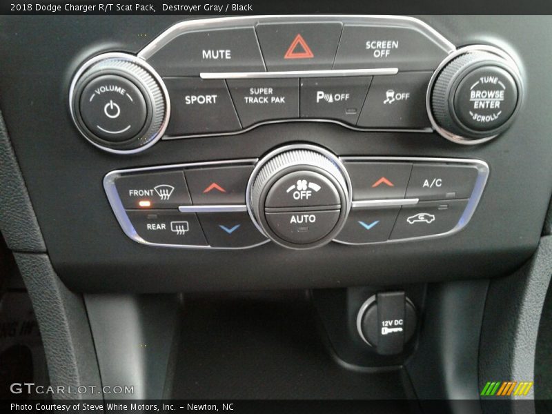 Destroyer Gray / Black 2018 Dodge Charger R/T Scat Pack