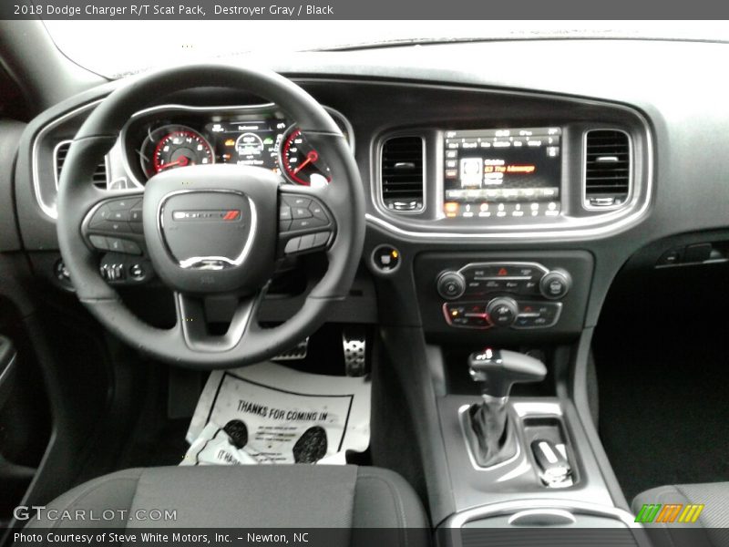 Destroyer Gray / Black 2018 Dodge Charger R/T Scat Pack