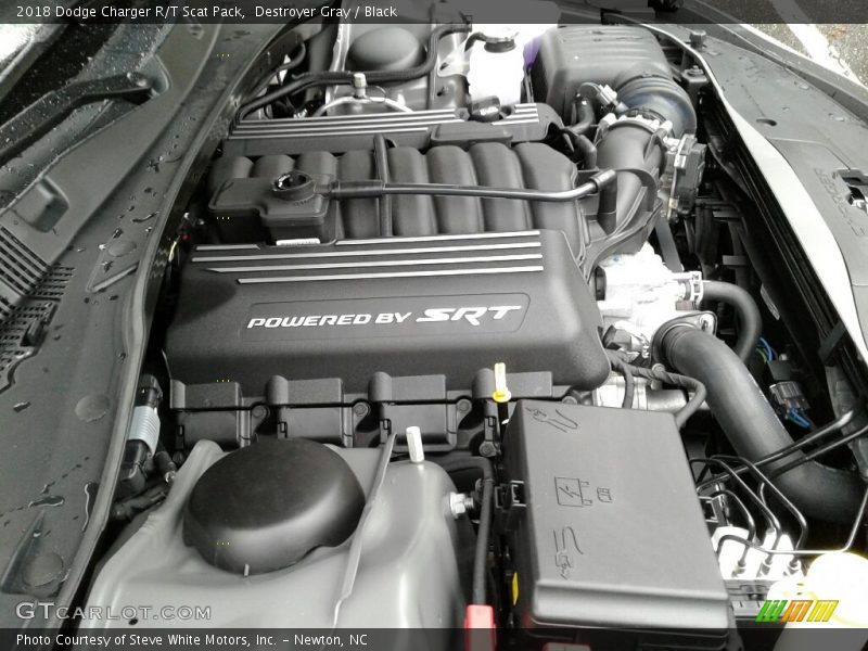 Destroyer Gray / Black 2018 Dodge Charger R/T Scat Pack
