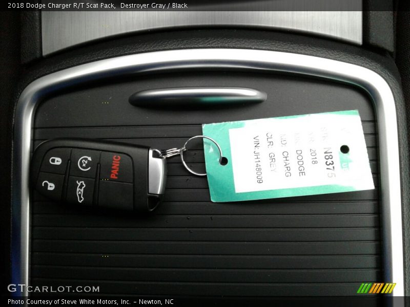 Destroyer Gray / Black 2018 Dodge Charger R/T Scat Pack