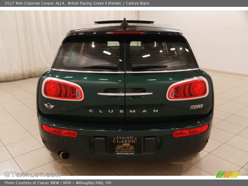 British Racing Green II Metallic / Carbon Black 2017 Mini Clubman Cooper ALL4