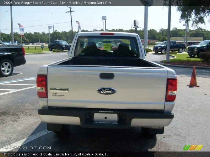Silver Metallic / Medium Dark Flint 2006 Ford Ranger Sport SuperCab