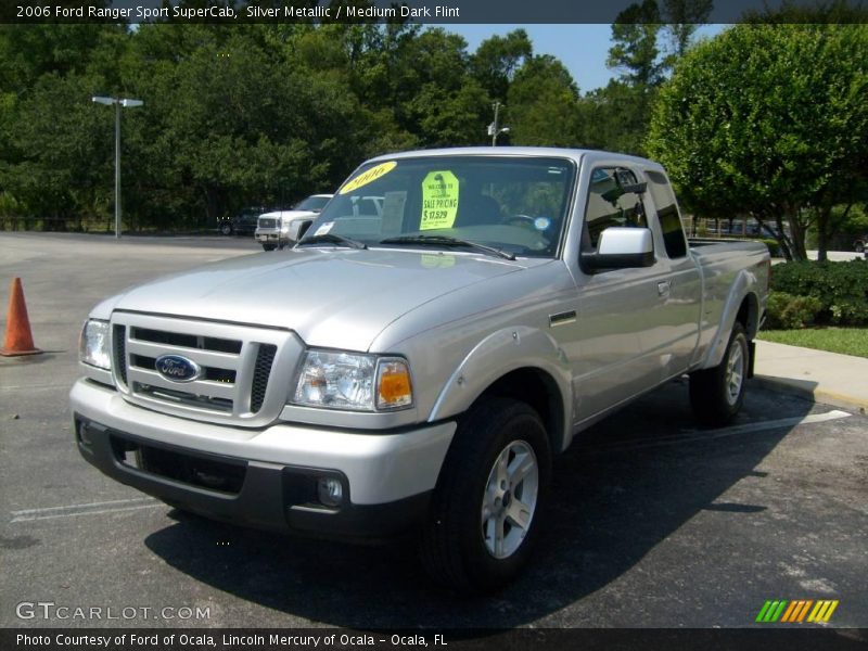Silver Metallic / Medium Dark Flint 2006 Ford Ranger Sport SuperCab