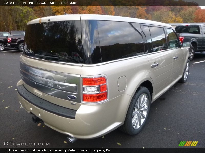 White Gold / Dune 2018 Ford Flex Limited AWD