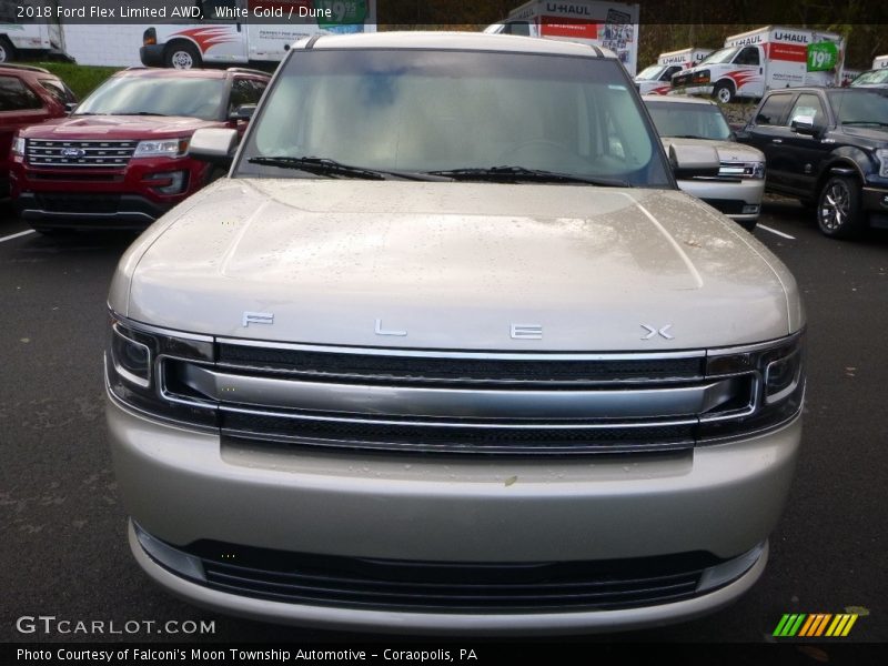 White Gold / Dune 2018 Ford Flex Limited AWD