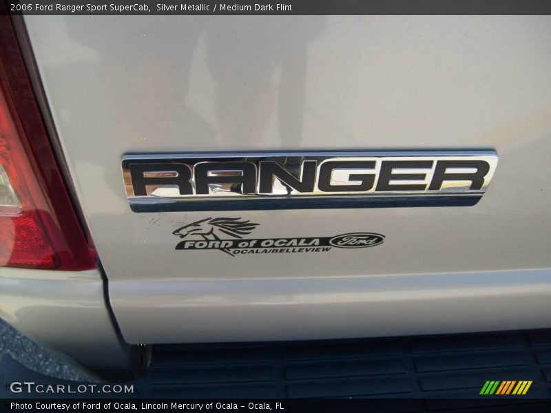 Silver Metallic / Medium Dark Flint 2006 Ford Ranger Sport SuperCab
