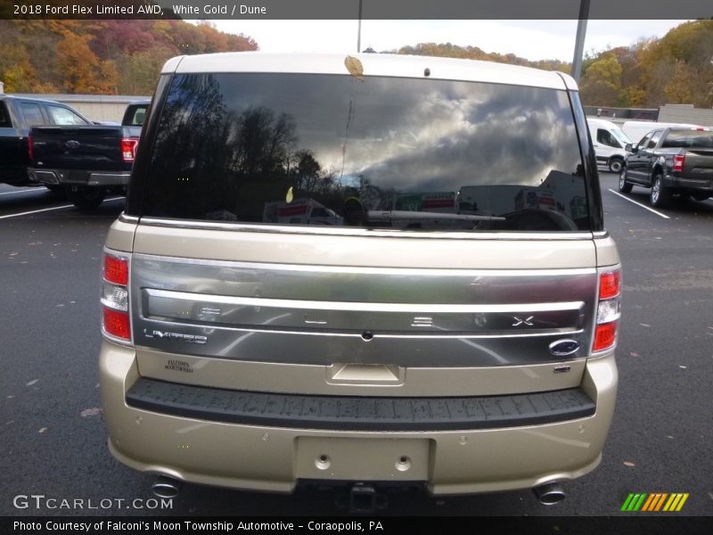 White Gold / Dune 2018 Ford Flex Limited AWD
