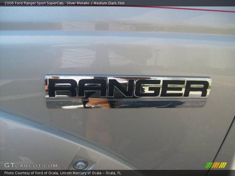 Silver Metallic / Medium Dark Flint 2006 Ford Ranger Sport SuperCab