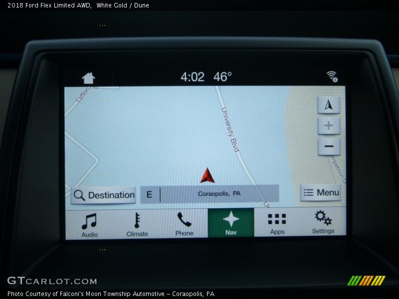 Navigation of 2018 Flex Limited AWD