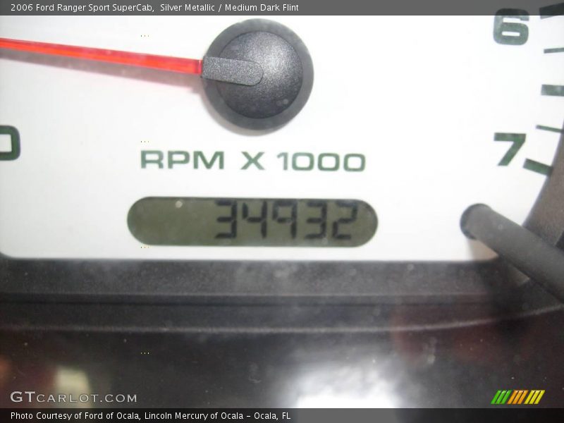 Silver Metallic / Medium Dark Flint 2006 Ford Ranger Sport SuperCab