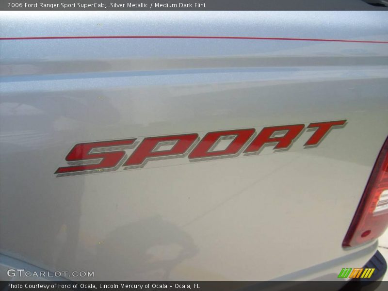 Silver Metallic / Medium Dark Flint 2006 Ford Ranger Sport SuperCab