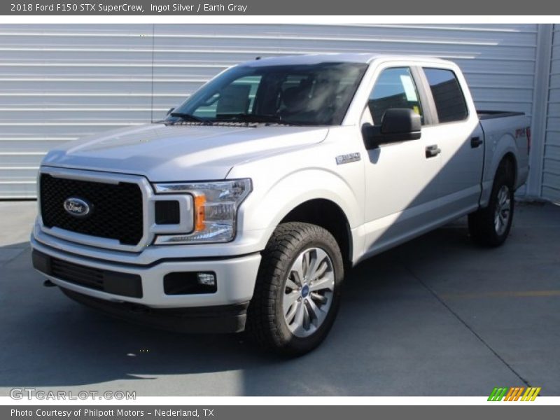 Ingot Silver / Earth Gray 2018 Ford F150 STX SuperCrew
