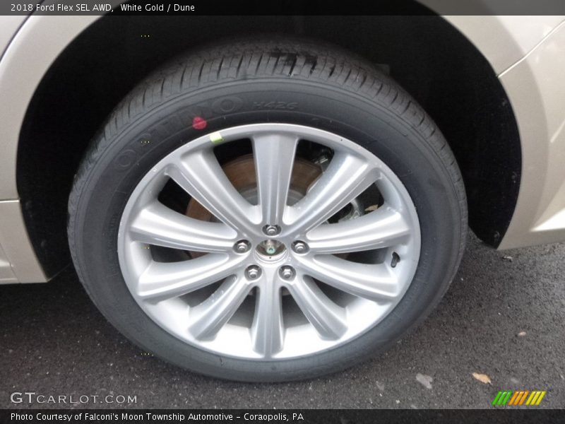 White Gold / Dune 2018 Ford Flex SEL AWD