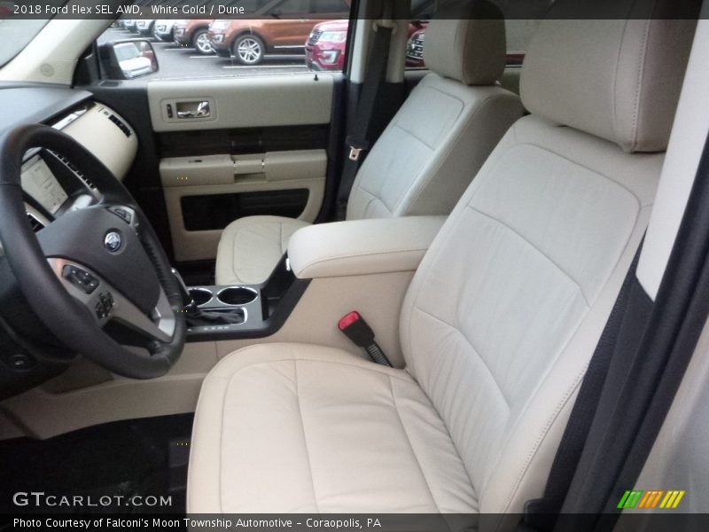 White Gold / Dune 2018 Ford Flex SEL AWD