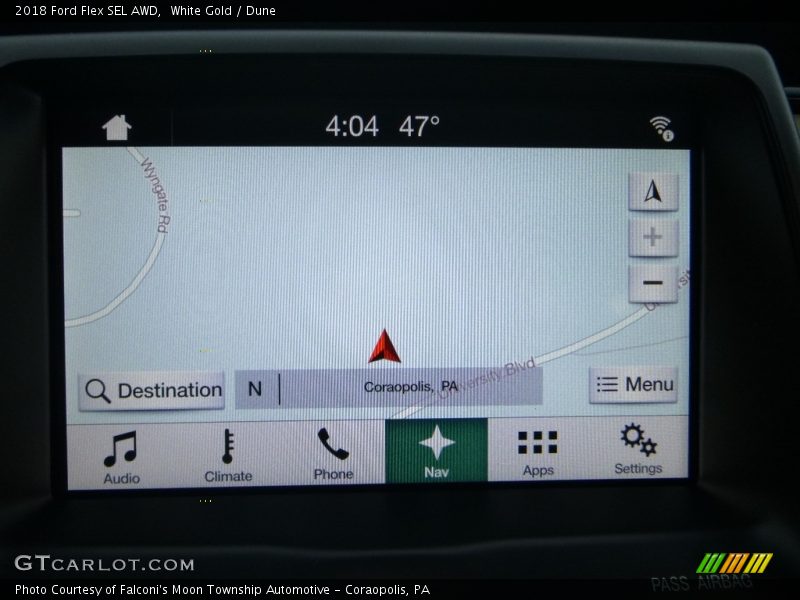 White Gold / Dune 2018 Ford Flex SEL AWD