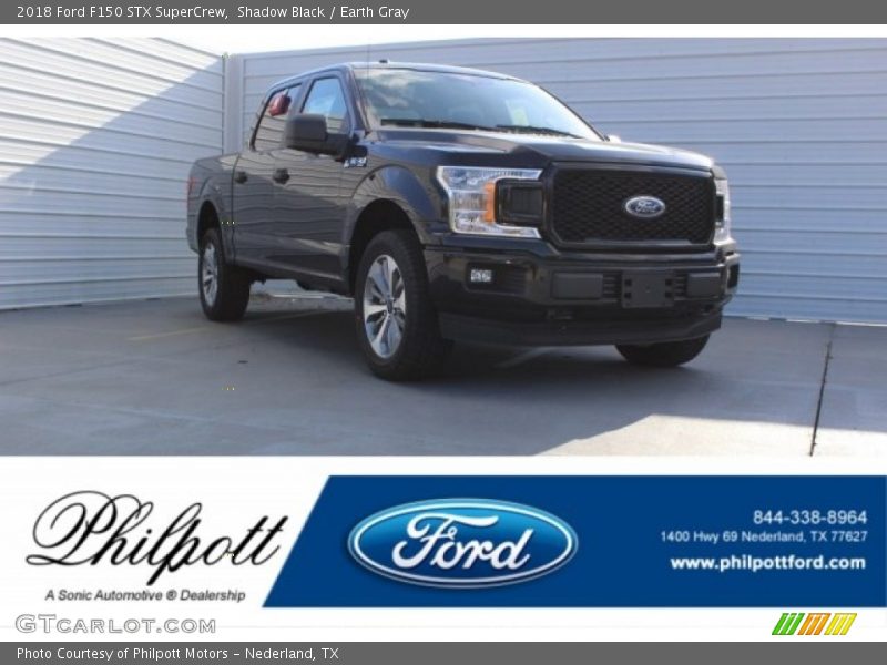 Shadow Black / Earth Gray 2018 Ford F150 STX SuperCrew