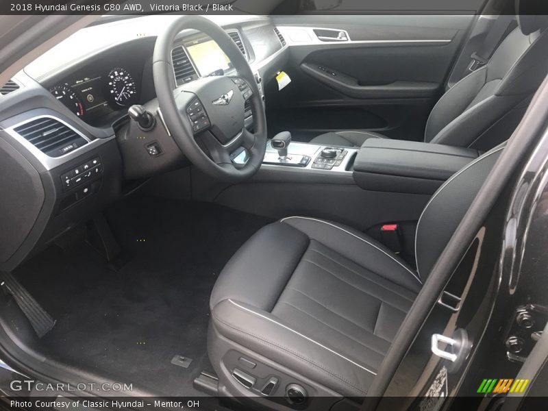Victoria Black / Black 2018 Hyundai Genesis G80 AWD