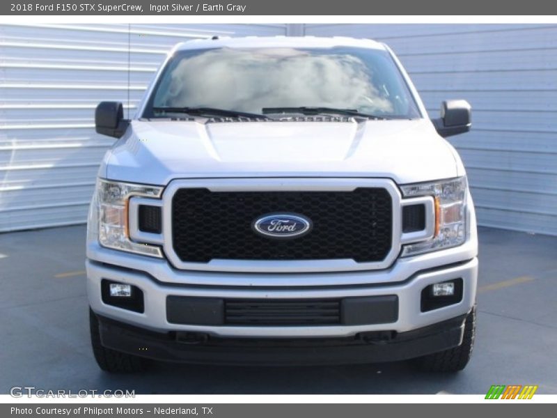 Ingot Silver / Earth Gray 2018 Ford F150 STX SuperCrew