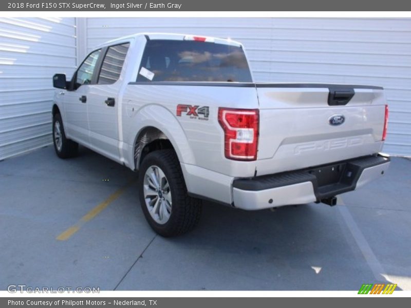 Ingot Silver / Earth Gray 2018 Ford F150 STX SuperCrew