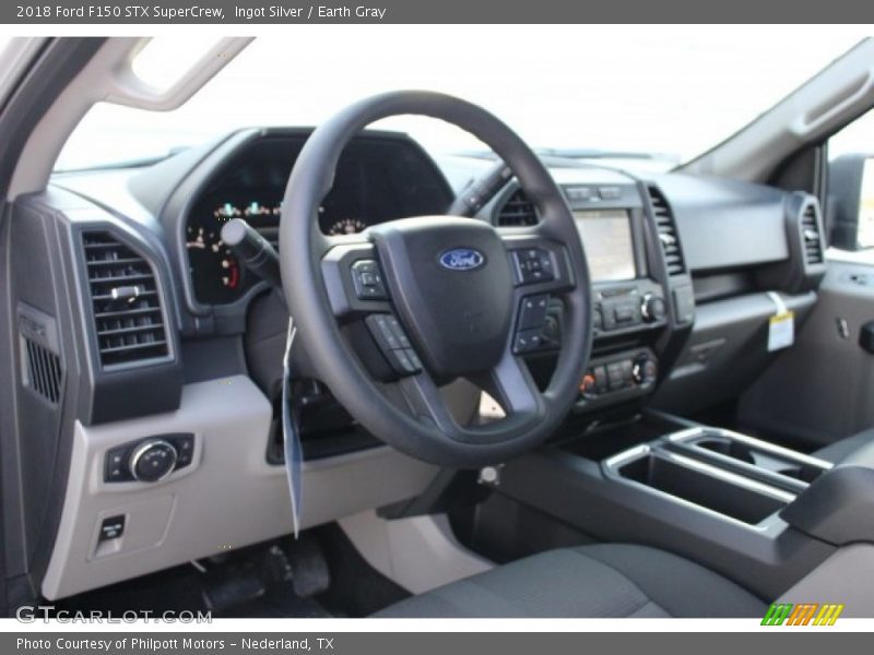 Ingot Silver / Earth Gray 2018 Ford F150 STX SuperCrew