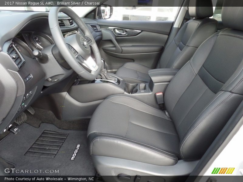 Brilliant Silver / Charcoal 2017 Nissan Rogue SL AWD