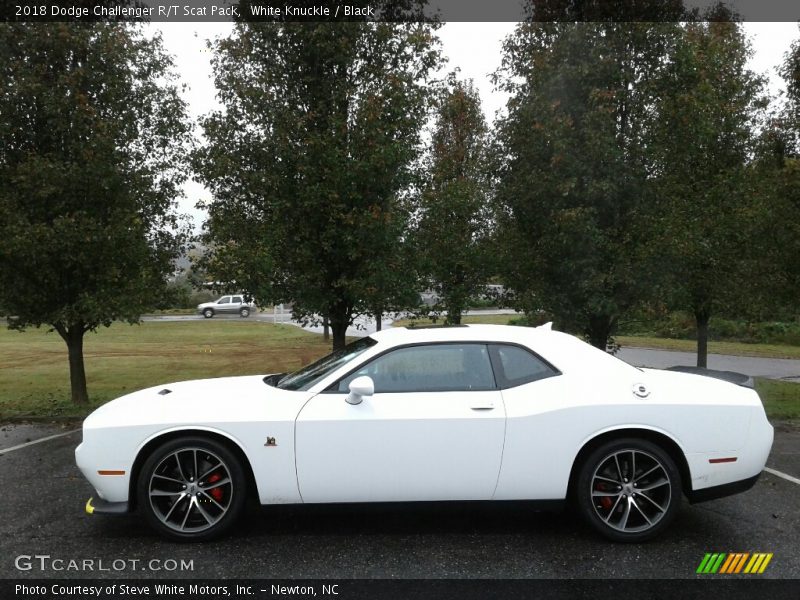White Knuckle / Black 2018 Dodge Challenger R/T Scat Pack