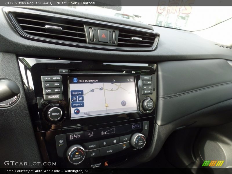 Brilliant Silver / Charcoal 2017 Nissan Rogue SL AWD