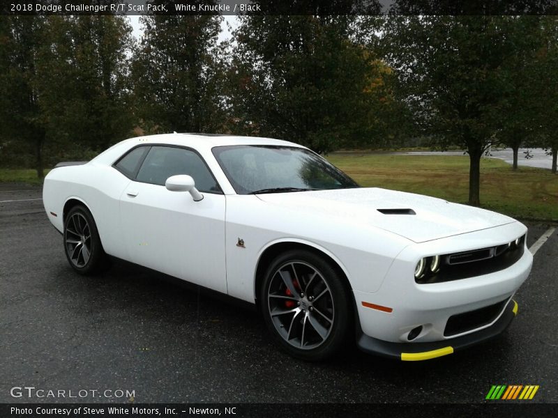 White Knuckle / Black 2018 Dodge Challenger R/T Scat Pack