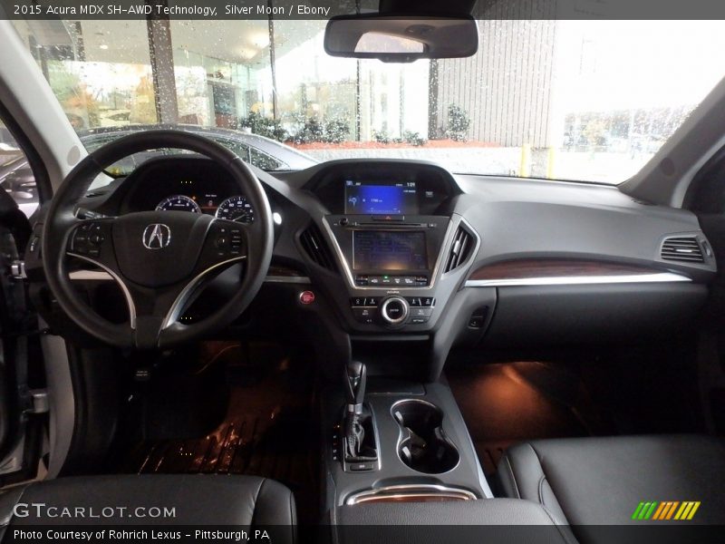 Silver Moon / Ebony 2015 Acura MDX SH-AWD Technology