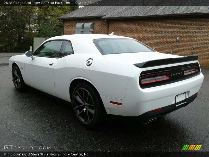 White Knuckle / Black 2018 Dodge Challenger R/T Scat Pack