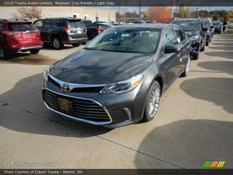 Magnetic Gray Metallic / Light Gray 2018 Toyota Avalon Limited