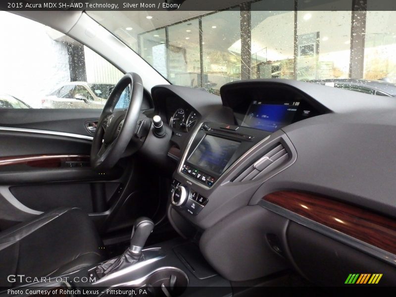 Silver Moon / Ebony 2015 Acura MDX SH-AWD Technology