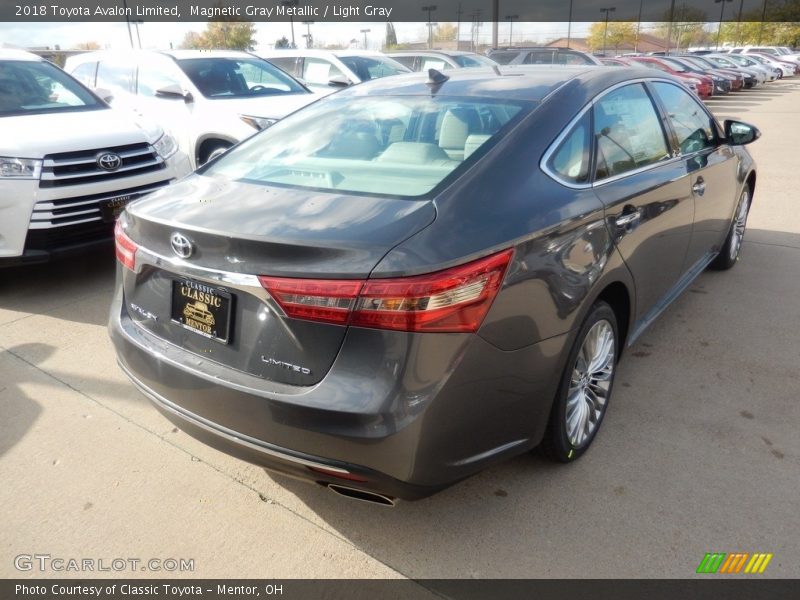 Magnetic Gray Metallic / Light Gray 2018 Toyota Avalon Limited