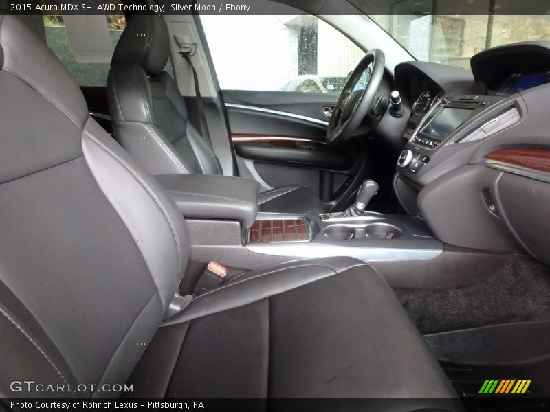 Silver Moon / Ebony 2015 Acura MDX SH-AWD Technology