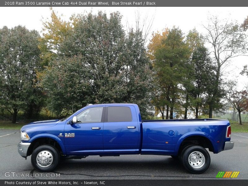  2018 3500 Laramie Crew Cab 4x4 Dual Rear Wheel Blue Streak Pearl