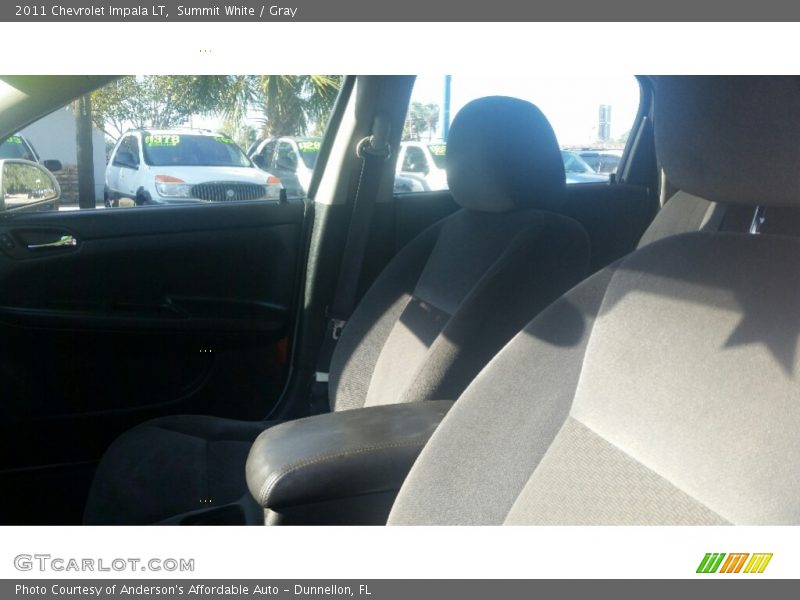 Summit White / Gray 2011 Chevrolet Impala LT